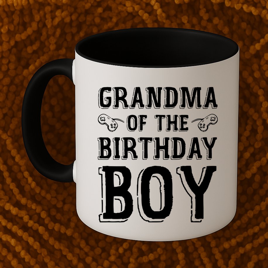 Grandma Of The Birthday Boy Celebration Mug