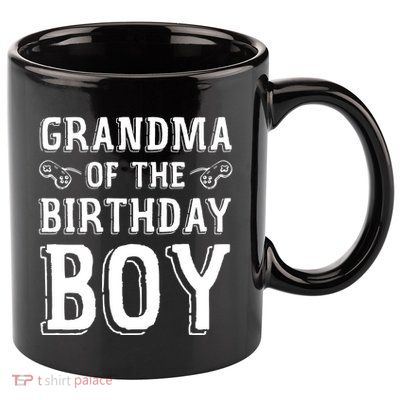 Grandma Of The Birthday Boy Celebration 11oz C Handle Ceramic Mug