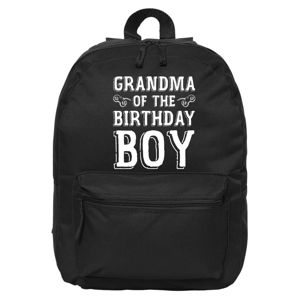 Grandma Of The Birthday Boy Celebration 16 in Basic Backpack