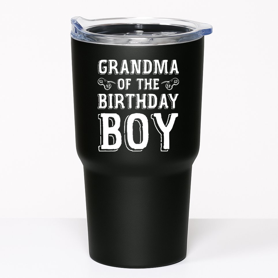Grandma Of The Birthday Boy Celebration Tumbler