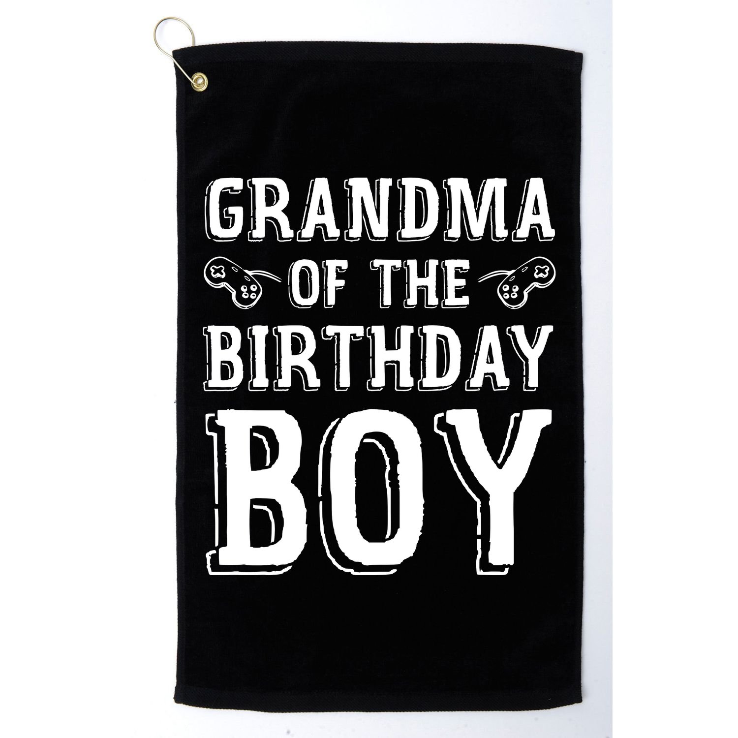 Grandma Of The Birthday Boy Celebration Golf Towel