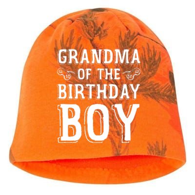 Grandma Of The Birthday Boy Celebration Kati - Camo Knit Beanie