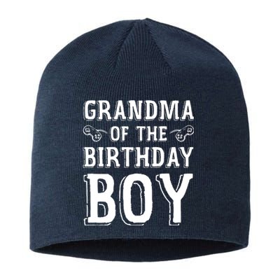 Grandma Of The Birthday Boy Celebration Sustainable Beanie