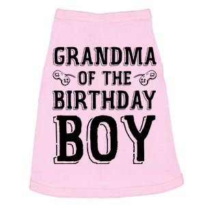 Grandma Of The Birthday Boy Celebration Doggie Tank