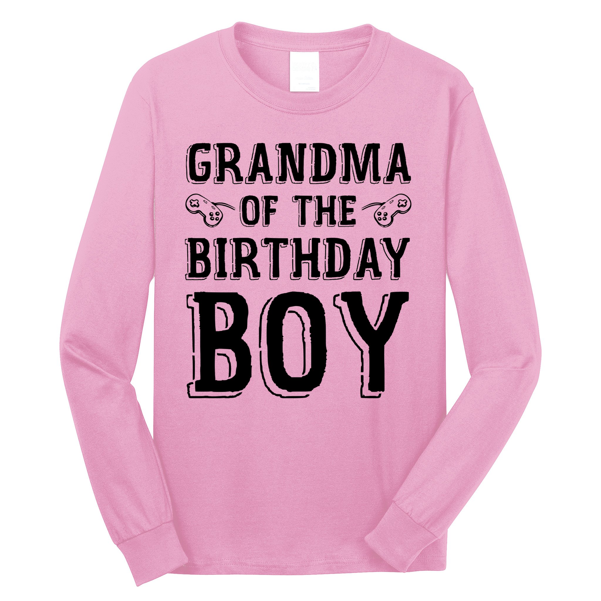 Grandma Of The Birthday Boy Celebration Long Sleeve Shirt