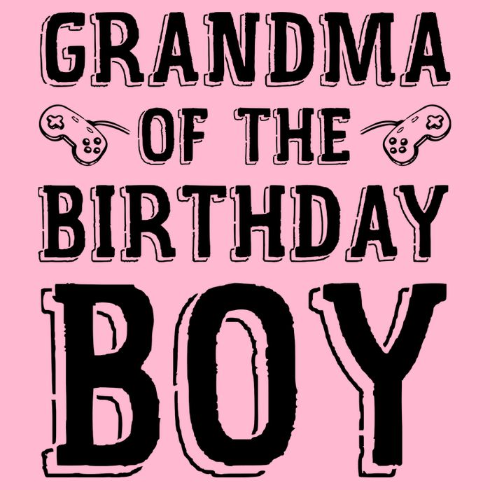 Grandma Of The Birthday Boy Celebration V-Neck T-Shirt
