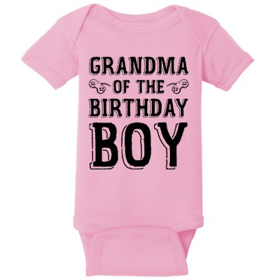 Grandma Of The Birthday Boy Celebration Baby Bodysuit