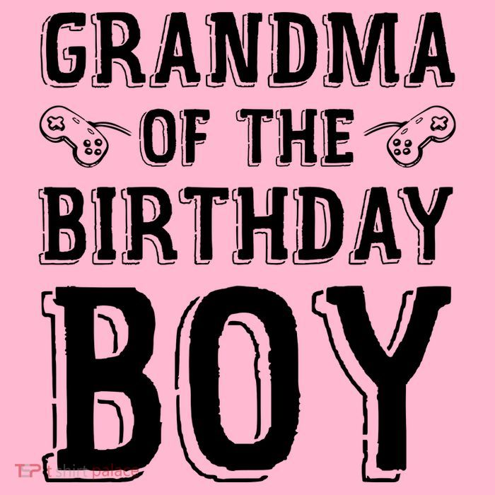 Grandma Of The Birthday Boy Celebration Women's V-Neck T-Shirt