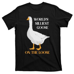 Goose On The Loose WorldS Silliest Cute Children T-Shirt