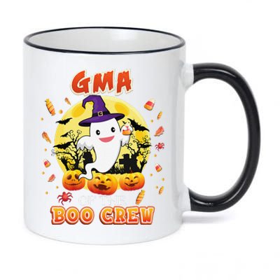 Gma Of The Boo Crew Halloween Cute Ghost Pumpkin Scary 11oz Black Color Changing Mug