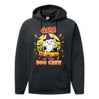 Gma Of The Boo Crew Halloween Cute Ghost Pumpkin Scary Performance Fleece Hoodie