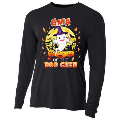 Gma Of The Boo Crew Halloween Cute Ghost Pumpkin Scary Cooling Performance Long Sleeve Crew