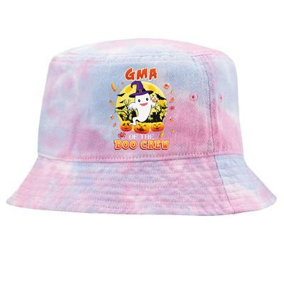 Gma Of The Boo Crew Halloween Cute Ghost Pumpkin Scary Tie-Dyed Bucket Hat