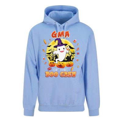 Gma Of The Boo Crew Halloween Cute Ghost Pumpkin Scary Unisex Surf Hoodie