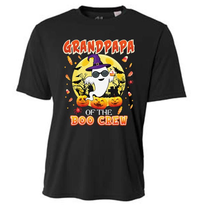 Grandpapa Of The Boo Crew Halloween Cute Ghost Pumpkin Scary Cooling Performance Crew T-Shirt