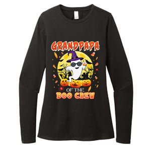 Grandpapa Of The Boo Crew Halloween Cute Ghost Pumpkin Scary Womens CVC Long Sleeve Shirt