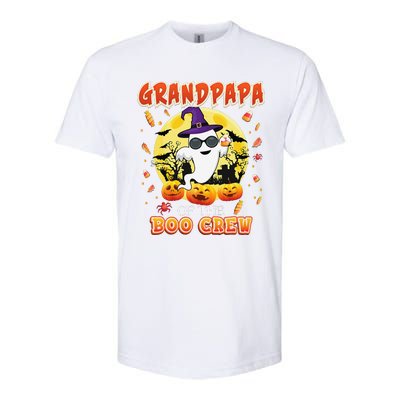 Grandpapa Of The Boo Crew Halloween Cute Ghost Pumpkin Scary Softstyle CVC T-Shirt