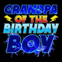 Grandpa Of The Birthday Boy Family Party Funny Hedgehog Impact Tech Backpack