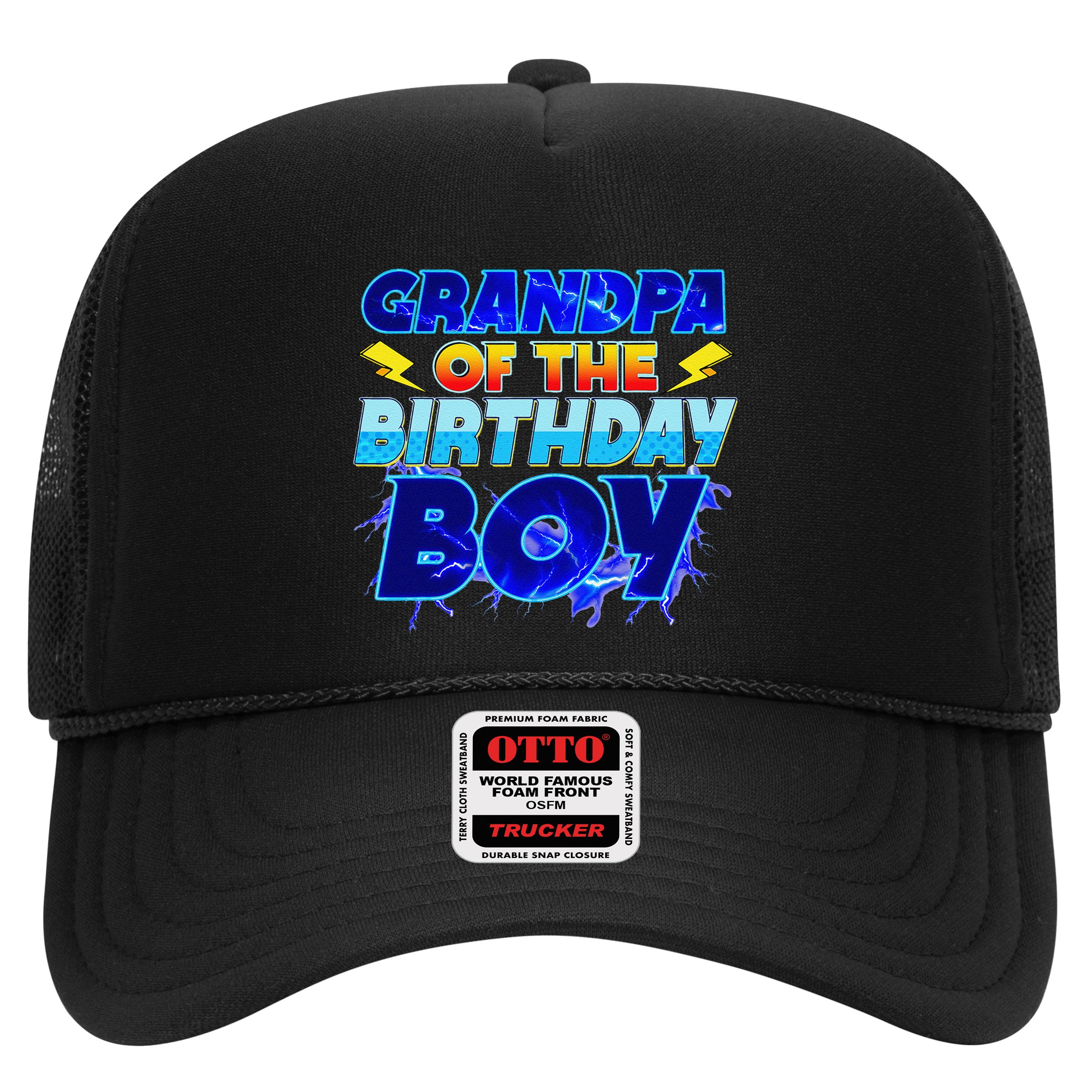 Grandpa Of The Birthday Boy Family Party Funny Hedgehog Hat
