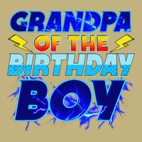 Grandpa Of The Birthday Boy Family Party Funny Hedgehog Button