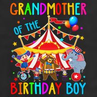 Grandmother Of The Birthday Carnival Circus Themed Bday Cool Comfort Performance Bucket Hat