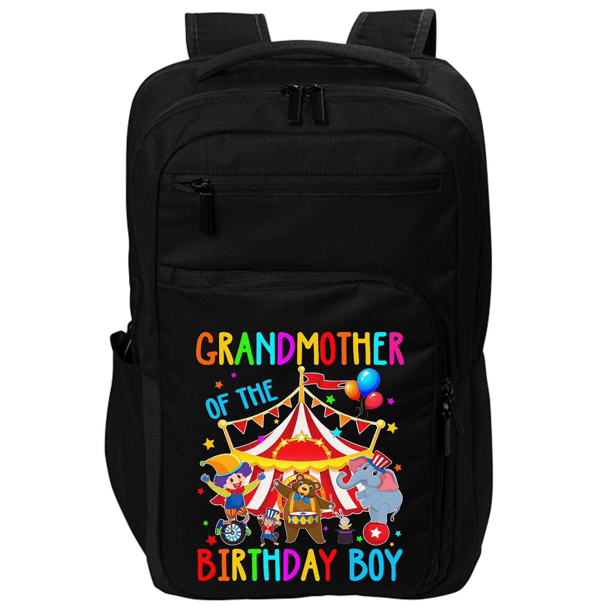 Grandmother Of The Birthday Carnival Circus Themed Bday Impact Tech Backpack