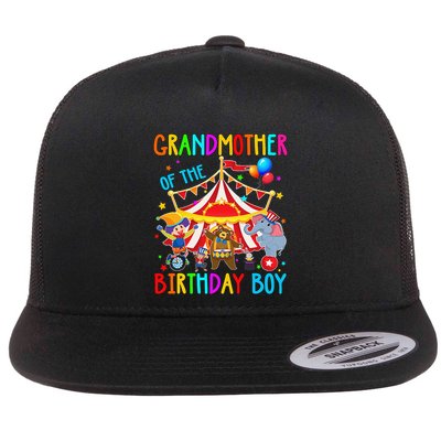 Grandmother Of The Birthday Carnival Circus Themed Bday Flatbill Hat