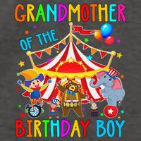 Grandmother Of The Birthday Carnival Circus Themed Bday Vector Backpack