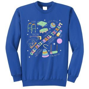 Groovy Occupational Therapy Ot Month Therapist Assistant Sweatshirt