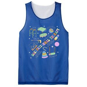 Groovy Occupational Therapy Ot Month Therapist Assistant Mesh Reversible Basketball Jersey Tank