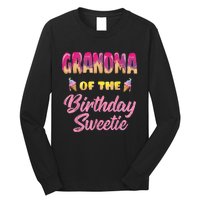 Grandma Of The Birthday Sweetie Ice Cream Birthday Long Sleeve Shirt