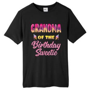 Grandma Of The Birthday Sweetie Ice Cream Birthday Tall Fusion ChromaSoft Performance T-Shirt