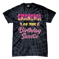 Grandma Of The Birthday Sweetie Ice Cream Birthday Tie-Dye T-Shirt