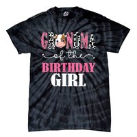 Grandma Of The Birthday For Girl Cow Farm 1st Birthday Cow Tie-Dye T-Shirt