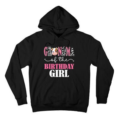 Grandma Of The Birthday For Girl Cow Farm 1st Birthday Cow Tall Hoodie