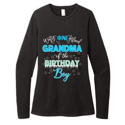 Grandma Of The Birthday Gift Winter Onederland Family Funny Gift Womens CVC Long Sleeve Shirt