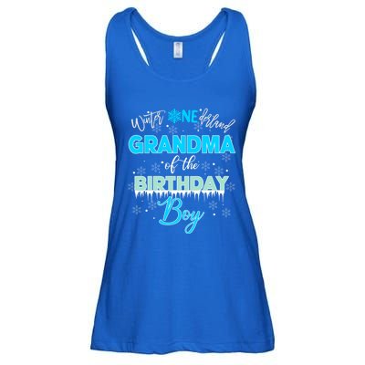 Grandma Of The Birthday Gift Winter Onederland Family Funny Gift Ladies Essential Flowy Tank