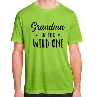 Grandma Of The Wild One Daughter Matching Family Gift Adult ChromaSoft Performance T-Shirt