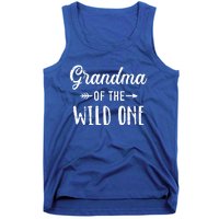 Grandma Of The Wild One Daughter Matching Family Gift Tank Top