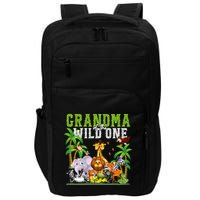 Grandma Of The Wild One Zoo Birthday Safari Jungle Animal Impact Tech Backpack