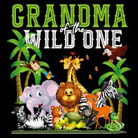 Grandma Of The Wild One Zoo Birthday Safari Jungle Animal Impact Tech Backpack