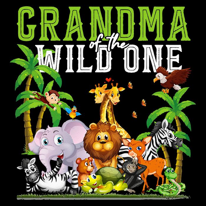 Grandma Of The Wild One Zoo Birthday Safari Jungle Animal Impact Tech Backpack