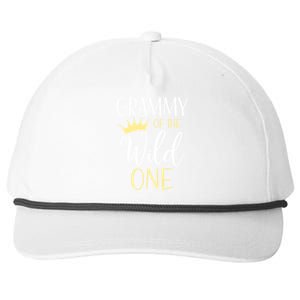 Grammy Of The Wild One First Birthday Matching Family Gift Snapback Five-Panel Rope Hat