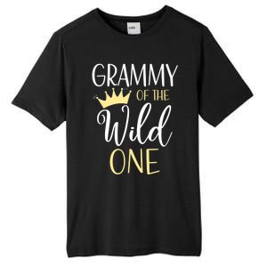 Grammy Of The Wild One First Birthday Matching Family Gift Tall Fusion ChromaSoft Performance T-Shirt