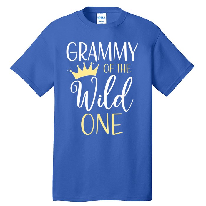 Grammy Of The Wild One First Birthday Matching Family Gift Tall T-Shirt