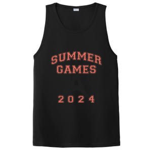 Games Of The Xxxiii Olympiad Summer Games 2024 Eiffel Tower PosiCharge Competitor Tank