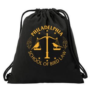 Graduate Of The Philidelphia School Of Bird Law Drawstring Bag