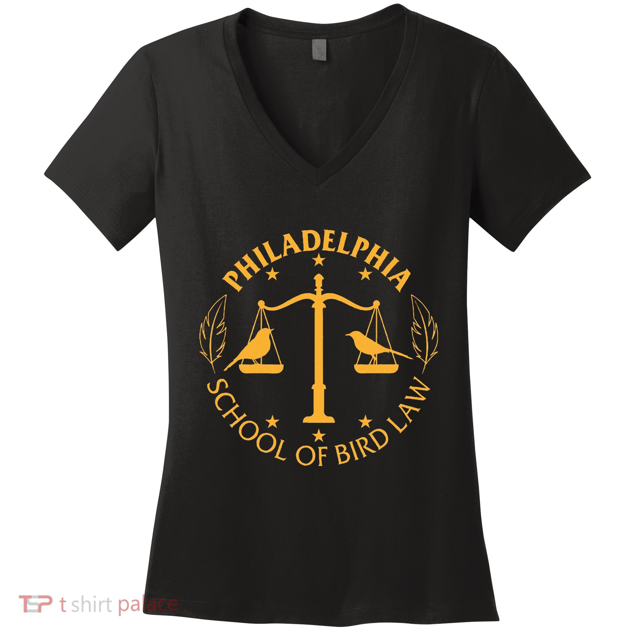 Graduate Of The Philidelphia School Of Bird Law Women's V-Neck T-Shirt