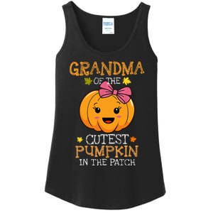 Grandma Of The Cutest Pumpkin In The Patch Halloween Ladies Essential Tank