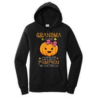 Grandma Of The Cutest Pumpkin In The Patch Halloween Women's Pullover Hoodie